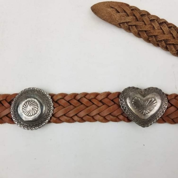 VTG Brighton Women's Belt Brown Leather Size M - Picture 6 of 8